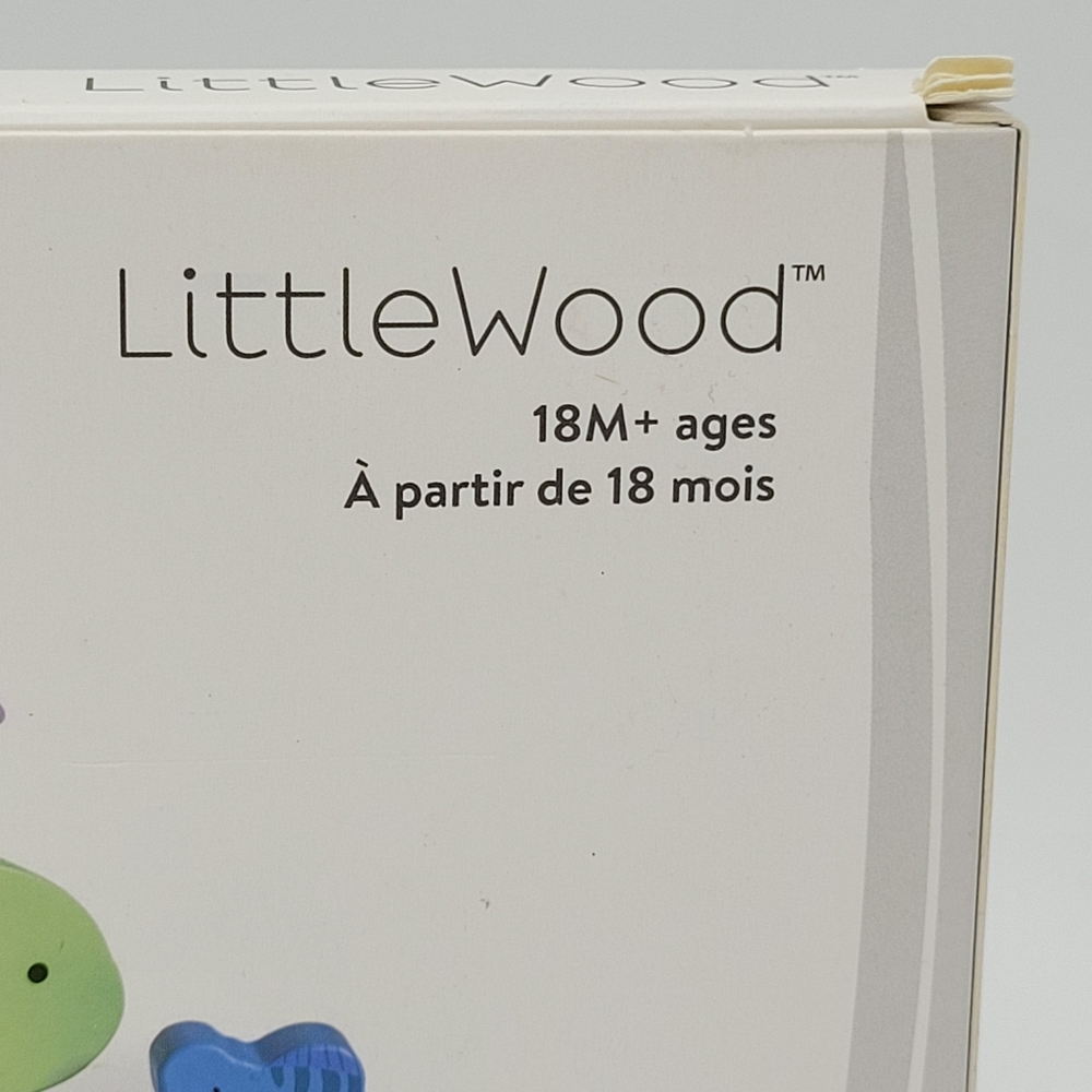 Mary Meyer Little Wood Dinosaur Blocks 7 Pieces 18mo+ Play Gift Infants Baby NEW - Picture 4 of 11